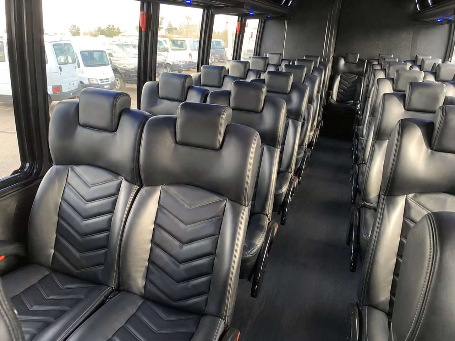 15 passenger minibus inside