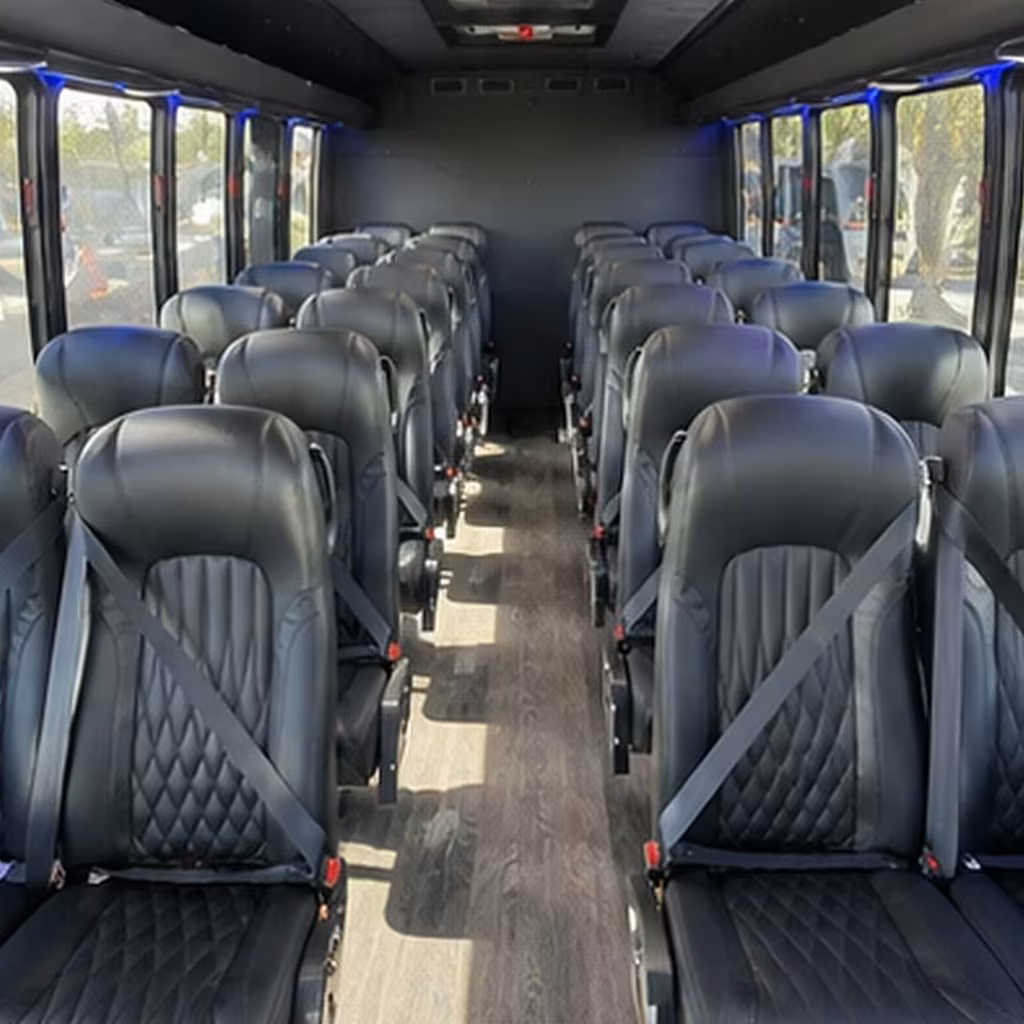 35 passenger minibus interior