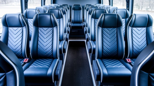 san angelo 15 passenger minibus inside