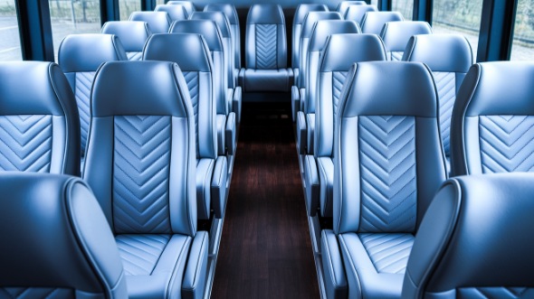 san angelo 15 passenger minibus interior