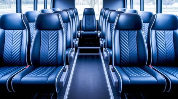 san angelo 18 passenger minibus inside