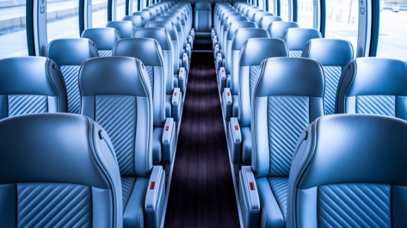 san angelo 50 passenger charter bus interior