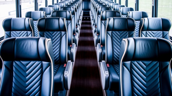 san angelo 54 passenger charter bus inside