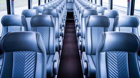 san angelo 54 passenger charter bus interior