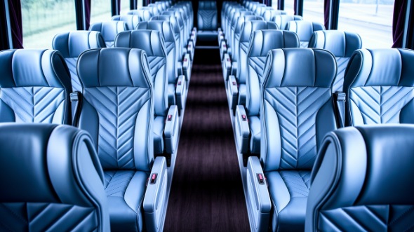 san angelo 55 passenger charter bus interior