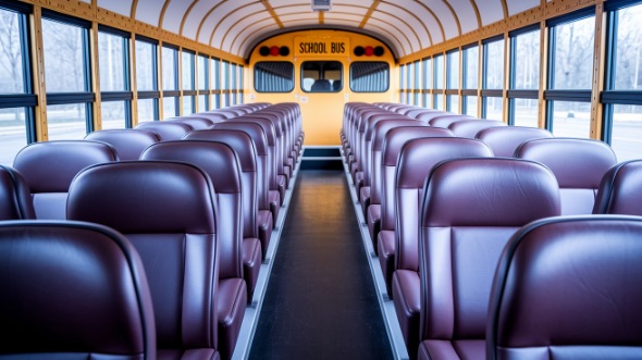 san angelo school bus rental inside