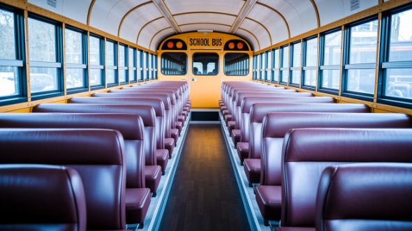 san angelo school bus rental interior