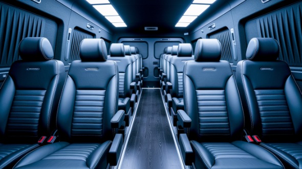san angelo sprinter van with driver interior